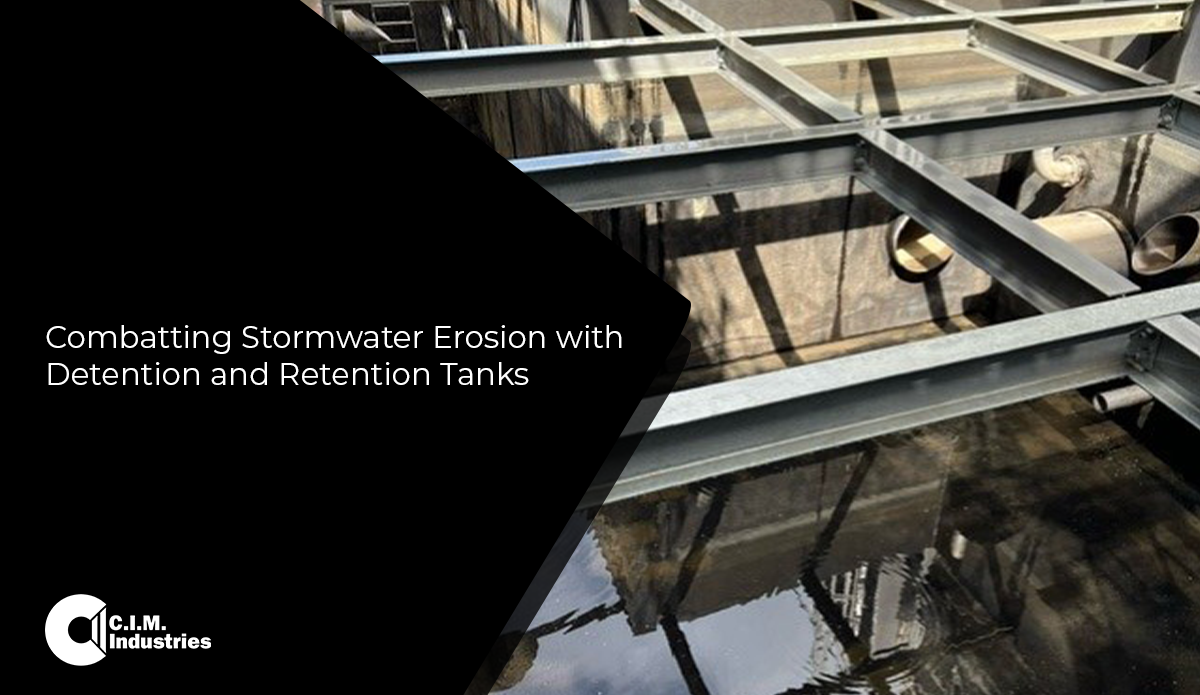 Picture of Combatting Stormwater Erosion with Detention and Retention Tanks